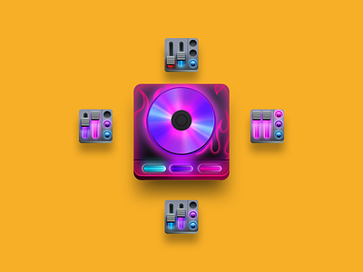 Music Game Badges dance dubstep edc edm electronic icons music steam techno video game