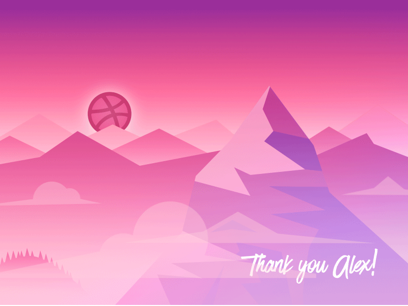 First Dribbble Shot animation dribbble first dribbble shot first shot illustration minimalistic pink