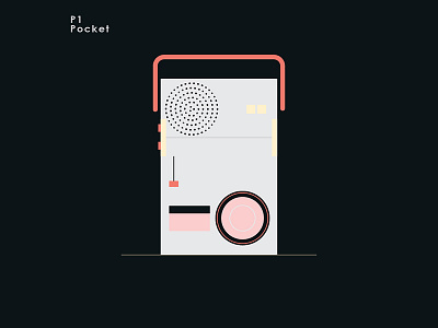 P1 Pocket braun classic dieter rams minimal p1 pocket product design record player retro vector