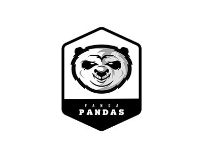 Panda Pandas logo logo design panda sports logo