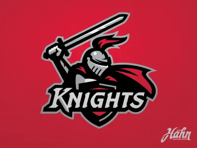 Knights Logo Concept athletics branding crusaders knights logo sports