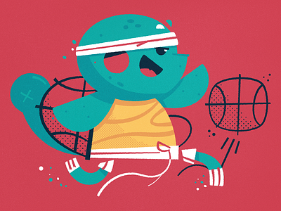 Pokemon dunk basketball bounce dribble headband illustration pokemon run shorts squirtle