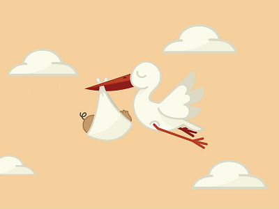 Great Expectations illustration stork