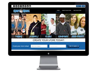 Kart Kong Home Page Banner banner create custom store design kart kong photoshop web design