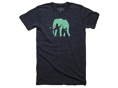 'Save the Elephants' on Cotton Bureau africa animal cotton bureau elephant logo t shirt
