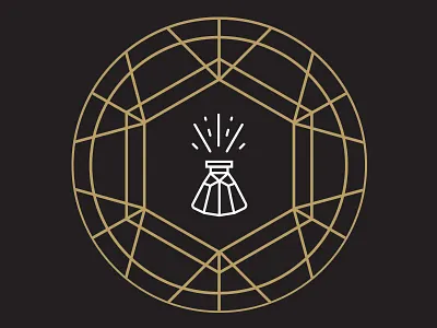 Ink+Volt Stickers black brand identity design gold inkandvolt sticker