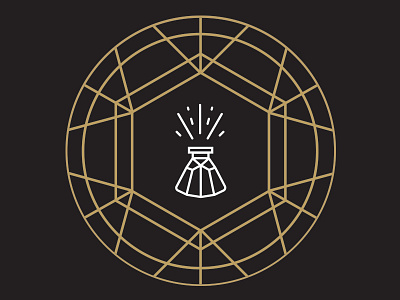 Ink+Volt Stickers black brand identity design gold inkandvolt sticker