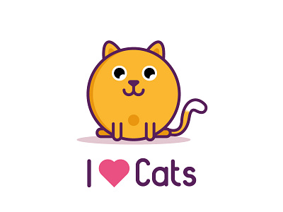 Catball cats design funny illustrations vector