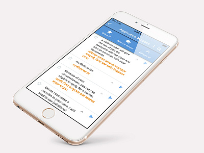 Mobile Language Training App - Glossary Detail Page 1 app design ios mobile native app