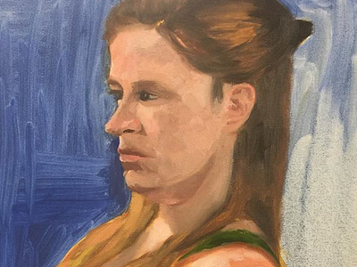 Oil portrait art portrait