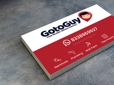 Business Card GoToGuy branding business card