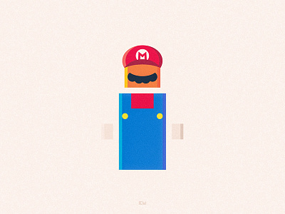 Mario anybuddy characterdesign geometric minimal