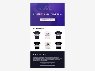 Good ol' Email Template email purple