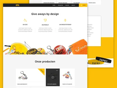 Webdesign product overview overview product webdesign webshop website yellow