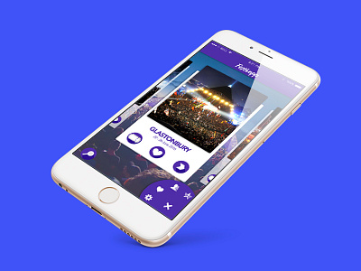 Festivapp ai app festival music psd