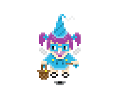 Little Ada (Idle Animation) animation character illustration pixel art