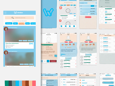 UX design - Color key researches color key interface photoshop sketch sport storytelling ui ui design ux ux design wip wireframes