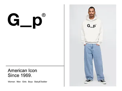 Gap Logo Redesign Concept brand branding casual concept essence essential experiment exploration fashion gap hoodie logo rebrand redesign streetwear symbol urbanwear utilitarian