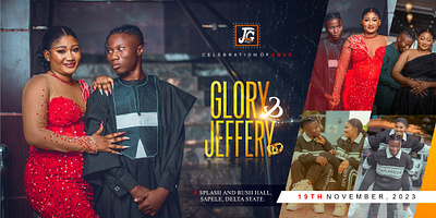 Glory & Jeffery graphic design