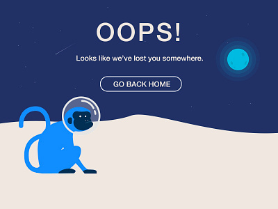 Daily UI #8 - 404 page 404 page daily ui