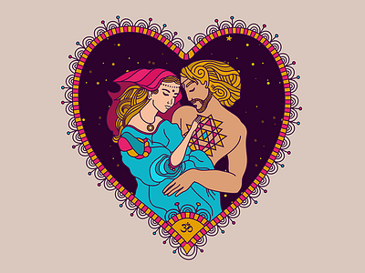 Tantra Festival festival illustration love tantra yoga