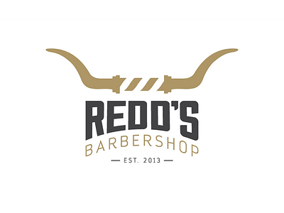 Redd's Barbershop Logo barbershop brand design logo