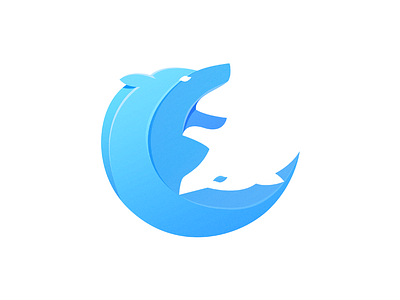 Two wolves styled animal fight logo style symbol wolf wolves yang yin