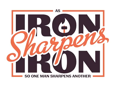 Proverbs 27:17 illustration iron proverbs scripture sharpens