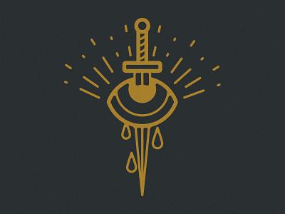 See If There Is Any Offensive Way In Me bible black and gold dagger eye psalms scripture tattoo traditional