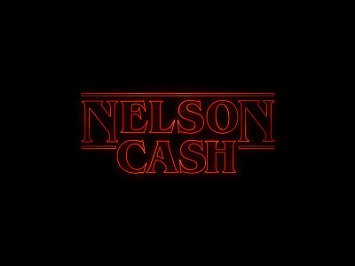 Nelson Strange logo nelson cash stranger things