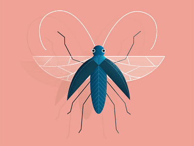 beetle friend. 2d beetle bug illustration nature photoshop styleframe vector wings