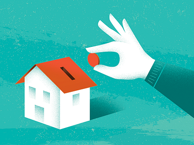 Donations charity donation hand housing illustration