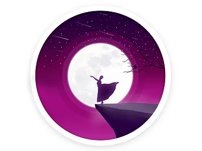 Dancing dancing illustrations ui