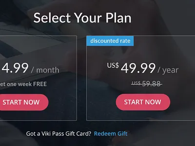 Select Your Subscription Plan ab testing entertainment shows subscribe subscription video view viki watch
