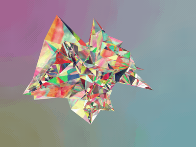 Gemstone animation cinema4d diamond gem gif orb refraction