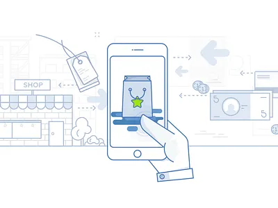 Finance blue finance iphone line liny mobile money