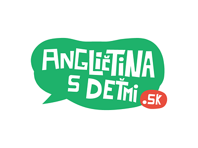 Angličtina s deťmi - New Logo brand business english illustration language logo logotype school vector