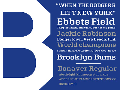 Donaver Type Specimen athletics cooper union donaver font slab slab serif sports type design typeface