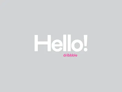 Hello Dribbble! Thank you for the invitation @filip_pietron typography