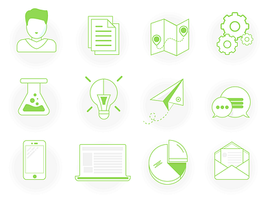 Fresh Icon Set icon illustration iconography