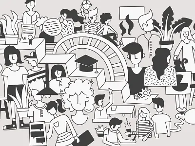 Careers career education journey office path people work workspace