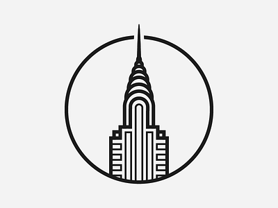 Chrysler Building building chrysler city illustration illustrator new york nyc urban