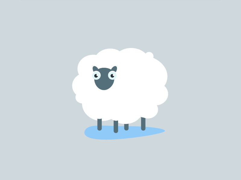 Sheep Fart after effect project gif sheep