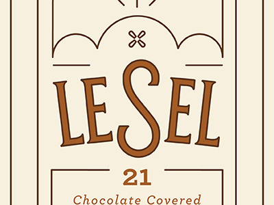 Le Sel Logo branding design french handdrawn handlettering logo monoline oldfashioned packaging