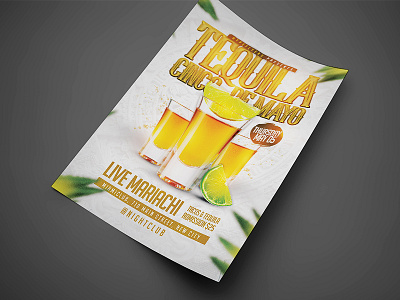 Cinco De Mayo Party Flyer V5 5 de mayo 5 of may aztec party caliente flyer invitation night club party flyer poster psd template