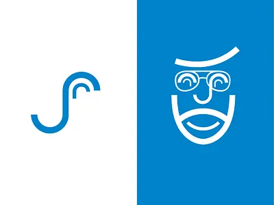 Personal Branding branding face icon initials logo monogram personal portfolio