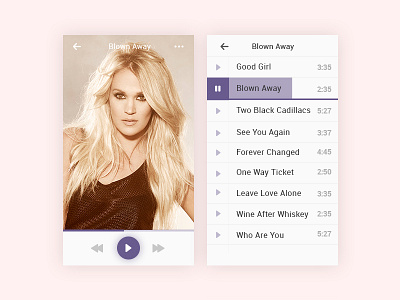 Daily UI #9 - Music Player daily ui music player ui design