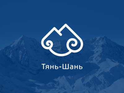 "Tian Shan" - Sky Mounts Logo logo tian shan