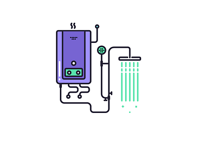 Bathroom bathroom free icon illustrator line