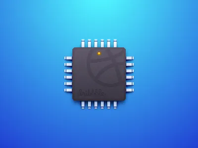 ElectronicComponent blue component dribbble electronic foot icon illustrator light orange sketch ui